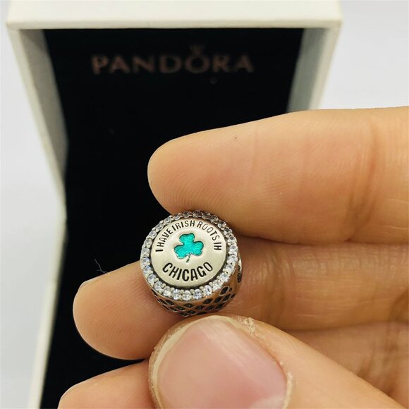 Pandora Jewelry - ✨🔥Pandora Chicago I Have Irish Roots Ih four-leaf clover Exclusive Charm